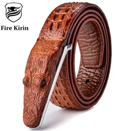 Cinture da uomo Cintura di design in pelle di lusso da uomo di alta qualità Ceinture Homme Cinto Masculino Luxo Crocodile Cinturones Hombre 2020 B29184686