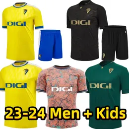 23 24 Cadiz Soccer Jerseys Cadiz Cf Lozano Alex Bodiger Juan Cala Camiseta Ascenso A Liga Santander 2023 2024 Home Away 3rd Men Kids Kids Shirt