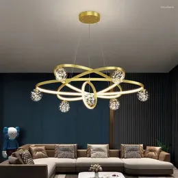 샹들리에 2023 북유럽 미니멀리스트 샹들리에 별의 고급 식당 침실 LED 천장 램프 현대 생활 홈 장식