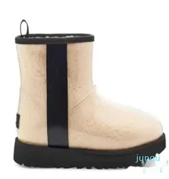 USTRALIA AUSTRALIAN WINTERMEN SNOW CHILD KIDS FURRY SATIN BOOT ANKLE BOOTIES