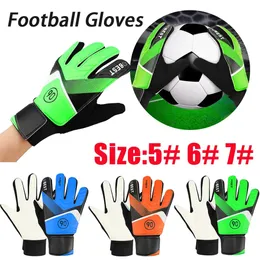 Sports Gloves Anti-Slip Children's Goalkeeper Gloves PU Football Gloves Finger Protection Goal Thickened Latex Goalkeeper Gloves For Kids 231206