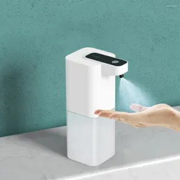 Flytande tvåldispenser 400 ml automatisk alkoholskummning tvättmaskin för badrum kök el hem USB laddningsbar spray