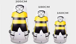 Açık Mekan Oyunları 20m 18m 16m 3 Boyut PVC Şişme Futbol Eğitim Kalecisi Tumbler Hava Futbolu Kukla Manken Çocukları Yetişkin 5723706