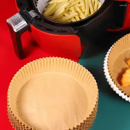 Bakningsverktyg Luft Fryer Paper Food Disponible Kitchen Oil-Bestämt bricka Non-stick matlagning Gadgets hushållsgrillplatta