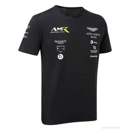 قمصان الرجال التي تدير ملابس F1 Formula One Aston Martin 3D Racing Suit Fashion Trend Simple 202 Pnij