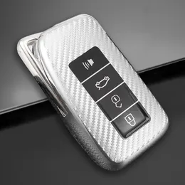 Silver TPU Remote Smart Key FOB Case Coperchio Coperchio adatta per Lexus es gs è ls rx