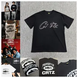 Männer Designer Cortiez Grafik T-Shirts Übergroße Straße Hip Pop Brief Drucken Kurzarm T-shirt Herrenmode Marke Cortez Sommer Lose Hohe Qualität Streetwear