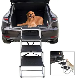 Переноска для собак, портативная расширенная алюминиевая 5-ступенчатая лестница для подъема домашних животных, ширина 50 см, складной средний и большой внедорожник, автомобиль