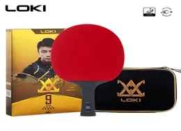 Loki 9 Star High Sticky Tennis Tennis مضرب الكربون شفرة Pingpong BAT Competition Ping Pong Paddle للهجوم السريع و ARC 2201052756910