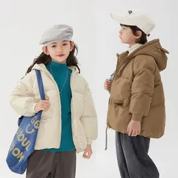 Ropa de abrigo de plumón para bebés, Chaqueta de algodón acolchada para niños, Top cálido para niñas de invierno