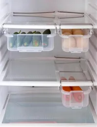 冷蔵庫のプルアウトタイプストレージボックスパーティション冷蔵庫保管ホルダー引き出しオーガナイザーキッチンシェルフラック271A2454211