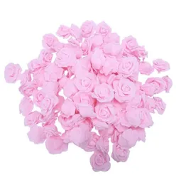 Fiori decorativi ghirlande di alta qualità da 100 pezzi sacca da 6 cm in schiuma teste di rosa artificiale decorazione del matrimonio 8457188