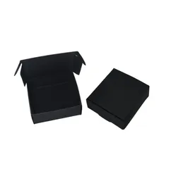 6562CM 50PCLlot Black Gift Carton Kraft Paper Box Wedding Party Cukierka pudełka Prezenta