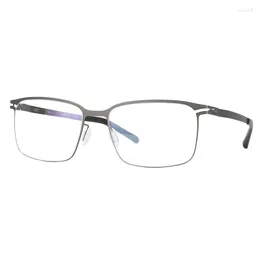النظارات الشمسية إطارات عالية الجودة فرانز التيتانيوم نظارات العين البصرية مستطيلة