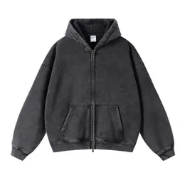 Kanyess hoodie designer mode man tröjor street dimma plysch hoodie orolig lös cardigan jacka trendig ins mäns och kvinnors topp