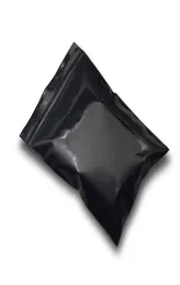 913cm Yeniden kaldırılabilir Siyah Opak PE plastik Paket Torbalar Isı Contası Fermuar Zip Kilit Plastik Torbalar Bakkal Gezintileri Aksesuar Paket Çantası 1584862