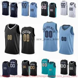 Custom 2023-24 New Season Printed Basketball 12jamorant Jersey Black Blue Navy White Jerseys. Message Any Number and Name on the Order Jerseys