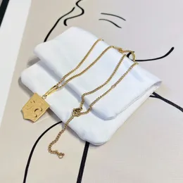 Marca charme 18k banhado a ouro colares originais designer pingente colar estilo clássico amor presentes jóias casamento aniversário de alta qualidade colar feminino