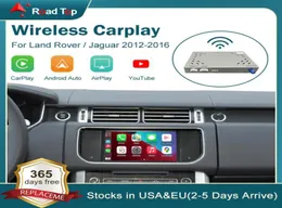 Carplay اللاسلكي لسيارة Land Roverjaguarrange Roverevoquediscovery 20122016 Android Auto Interface Mirror Link Airpla3507970