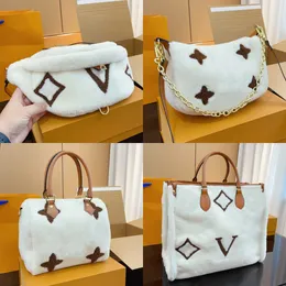 Kadın lvity çanta kış yeni çanta tasarımcısı omuz crossbody el çantası beyaz yastık çanta seyahat bumbag plaj çanta fany paketi alışveriş çantası 231286d