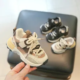 Sneakers Child Fashion Vulcanized Platform Mix Color Flats Little Girls Case Breattable Boys Walking G07131 231207