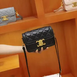 Legal Copy Deisgner Celins's Bags online shop Crowdsourced design Triumphal Arch women's bag high-end feel 2023 new trendy and versatile diamond cross body small