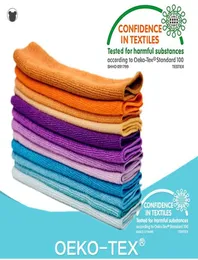 Temizlik Bezleri 10 PCS Mikrofiber Kumaş Mikro Fiber Seza Towels Superfine Diskcloth Mutfak Rags Temiz Peçete Rags8895065