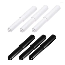 Bath Accessory Set Of 3pcs Toilet Paper Holder Replacement Roller Easy To Use Bathroom Tool Roll 110-165mm Length