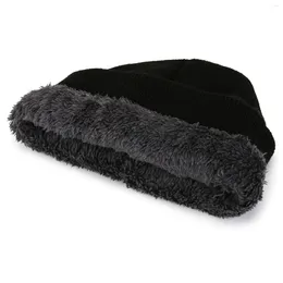 Bérets pour tous les genres, casquette tricotée classique et chaude pour l'hiver, chapeaux en tissu à rebond rapide, cadeau de vacances parfait pour père petit ami