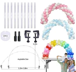 Party Decoration Ballons Accessories 1 Set Balloons Stand Holder Column Stick Balloon Arch Baloon Chain Birthday Baby Shower Weddi1671332