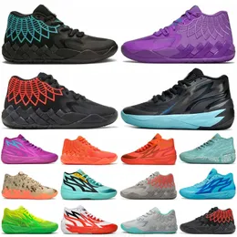 Mew MB.01 Rick och Morty Basketball Shoes till salu Lamelos Ball Men Women Iridescent Dreams Buzz City Rock Ridge Red MB01 Galaxy inte