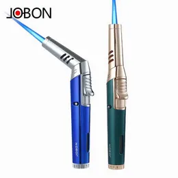 JOBON Straight Flush Kitchen Pointing Gun Lighter with Viewing Window Elbow Multifunctional Cigar for