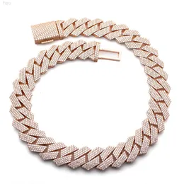 Custom Men Heavy 500g Necklace Hip Hop Jewelry Bling Moissanite Diamond Cuban Link Chain