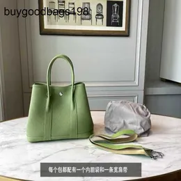 Designer Garden Party Bags New Leather Bag Fashion First Layer Cowhide Womens Versatile Large Capacity Hand Pure Tote Have Logo