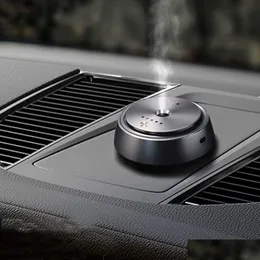 Ätherische Öle Diffusoren 1 Stück Auto Aroma Diffusor Schwarz Intelligente Düfte Aromen Hine Dufterfrischer Metall Für Home Office Drop Otfti