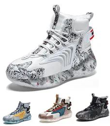 Зимние высокие баскетбольные кроссовки для пар, бегущих попкорном и плюшевые модные мужские спортивные туфли yakuda Популярный магазин кроссовок удобные ботинки спортивной обуви