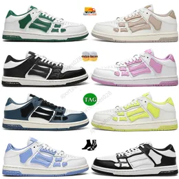 Scarpe amiress uomini donne skel top top high osso scheletro triplo nero bianco nero verde rosso rosa blu allevate sneaker da ginnastica jogging corridori designer casual designer