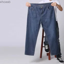 Мужские джинсы Джинсы Прямые брюки Супербольшая одежда 2019 новинка Дешевые Буле Обычные модные повседневные джинсы больших размеров 36 47 48 YQ231208