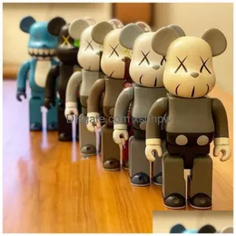 Movie Games The 400 28Cm Bear Fashion Crosseyed Halloween Chiaki Character Toy Collector Berbrick Art Model Decorative Gif Drop De Dhevy