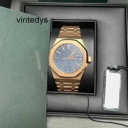 Zegarki dla mężczyzn Business Watch Mężczyzn Królewskie zegarki mechaniczne Plane Rose Gold Oak Texture Dial Modna Montre de Luxe Causal Oficjalne kobiety Wysoka jakość