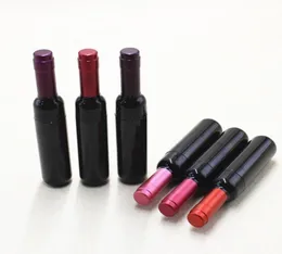 Recipientes de brilho labial fofos, 5ml em forma de vinho vazio tubo de batom recarregável garrafa cosmética diy embalagem cosmética 9313932