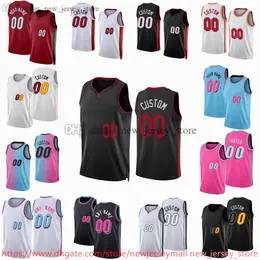 Custom 2023-24 Printed Basketball Jersey 22 Jimmy Butler 13 Bam Adebayo 2 Terry Rozier III Caleb Martin Jaime Jaquez Jr. Josh Richardson Thomas Bryant R.J. Hampton Shorts