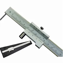 Paquímetros Vernier 0-200mm Marcação Vernier Paquímetro com Carbide Scriber Marcação Paralela Medição Régua Instrumento de Medição Ferramenta enviar agulha 1ps 231207