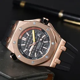 2024 New Fashion watch Mens Automatic Quartz Movement Waterproof High Quality Wristwatch Hour Hand Display Metal Strap Simple Luxury Popular Watch a-03