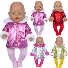 Dolls Down jacket leggings Doll Clothes Fit For 18inch43cm baby born clothes reborn Accessories 231207