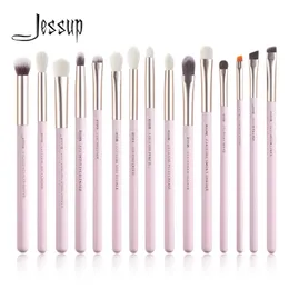 Pincéis de maquiagem Jessup 15pcs pincéis de maquiagem conjunto profissional olho maquiagem escova kits sombra delineador sobrancelha mistura corretivo brochas t294 231202