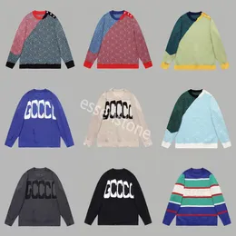 CE -mäns designer tröjor gccii tröja stickad sweatshirt crew hals långvarig marcas mixtas hoodie brev broderi kläder casual höst och vinter varma toppar