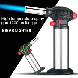 Utomhus BBQ Torch Jet Turbo Cigar Lighter Spray Gun Butane för kök 1300 C Fire Windproof No Gas