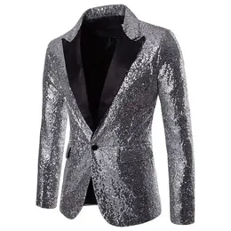 Erkekler Blazers Erkek Sequins Blazer Tasarımları Plus Boyut 2xl Siyah Velvet Gold Puined Suit Ceket DJ Club Stage Party Düğün Giysileri 231208