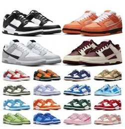 Fashion Men's and Women's Skateboarding Casual Shoes Women Trainers Red PU Leather Outdoor Sneakers size 36-44
